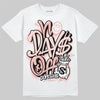 Lanvin Leather Curb Glitter Pale Pink DopeSkill T-Shirt No Days Off Graphic Streetwear - White