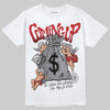 Jordan 3 “Cement Grey” DopeSkill T-Shirt Money Bag Coming Up Graphic Streetwear - White