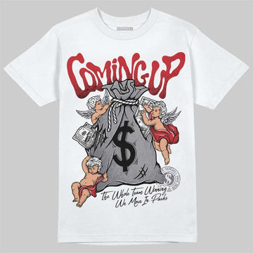 Jordan 3 “Cement Grey” DopeSkill T-Shirt Money Bag Coming Up Graphic Streetwear - White