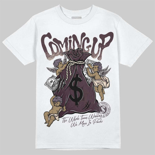 A Ma Maniére x Air Jordan 3 "Burgundy Crush" DopeSkill T-Shirt Money Bag Coming Up Graphic Streetwear - White