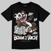 Jordan 1 Low OG “Mocha” DopeSkill T-Shirt Born To Be Rich Graphic Streetwear - Black