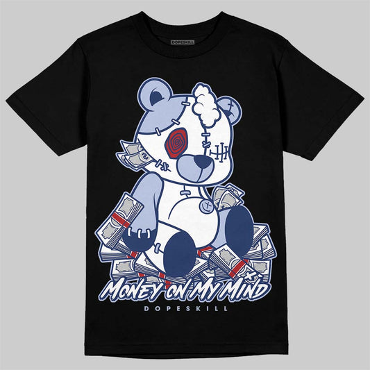 Jordan 6 Retro 'White And Midnight Navy' DopeSkill T-Shirt MOMM Bear Graphic Streetwear - Black