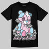 Jordan 1 Low SE Paw Print Pink Foam DopeSkill T-Shirt MOMM Bear Graphic Streetwear - black