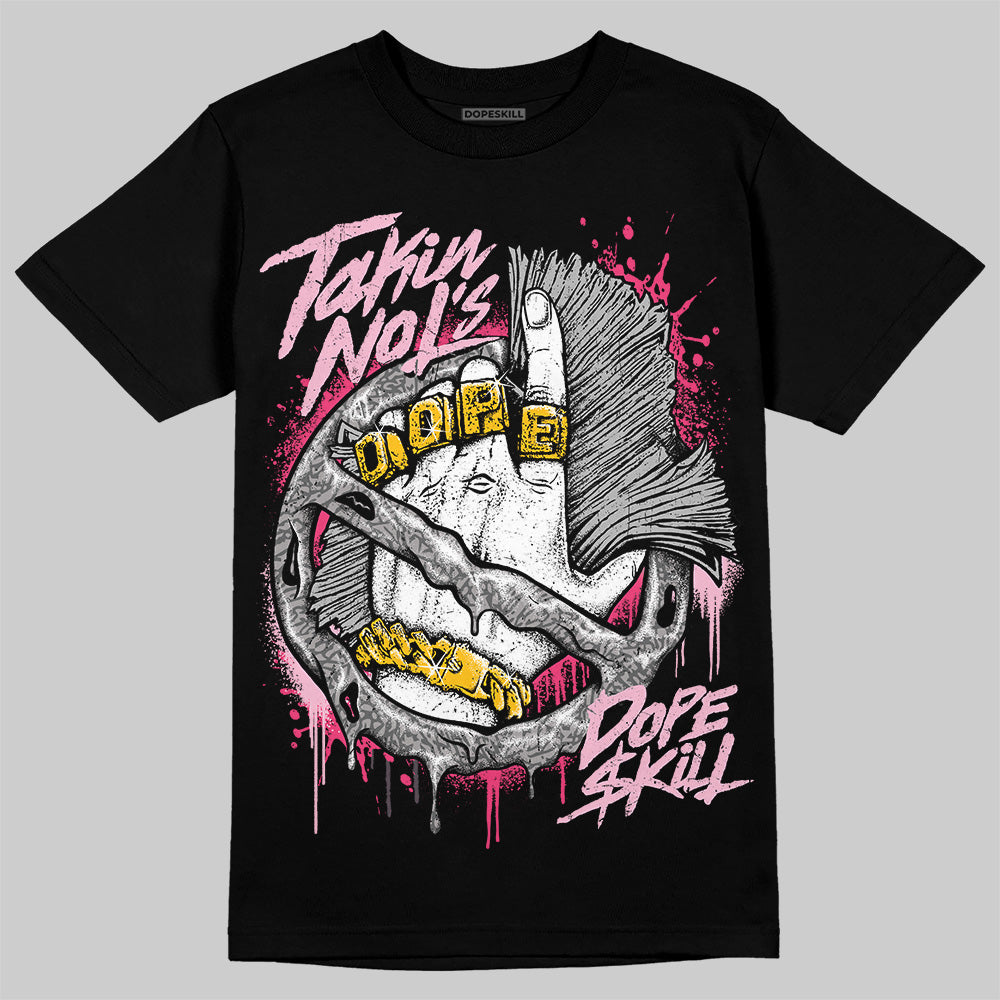 Jordan 3 “Wings” DopeSkill T-Shirt Takin No L's Graphic Streetwear - black