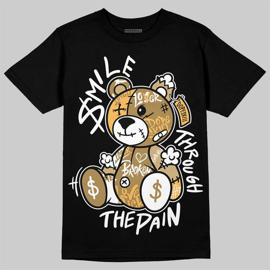 Jordan 6 “Pearl” DopeSkill T-Shirt Smile Through The Pain Graphic Streetwear - Black