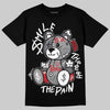 Jordan 3 “Cement Grey” DopeSkill T-Shirt Smile Through The Pain Graphic Streetwear - Black