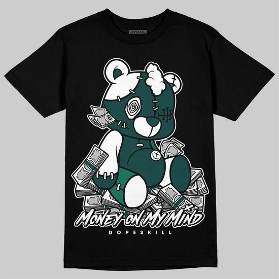 Jordan 4 Retro Oxidized Green DopeSkill T-Shirt MOMM Bear Graphic Streetwear - Black