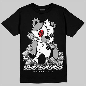 Jordan 4 “White Thunder” DopeSkill T-Shirt MOMM Bear Graphic Streetwear - Black