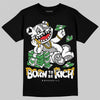 Air DT Max '96 Black White (2024) DopeSkill T-Shirt Born To Be Rich Graphic Streetwear - black