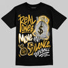 New Balance 9060 Varsity Gold (GS) DopeSkill T-Shirt Real Ones Move In Silence Graphic Streetwear - Black