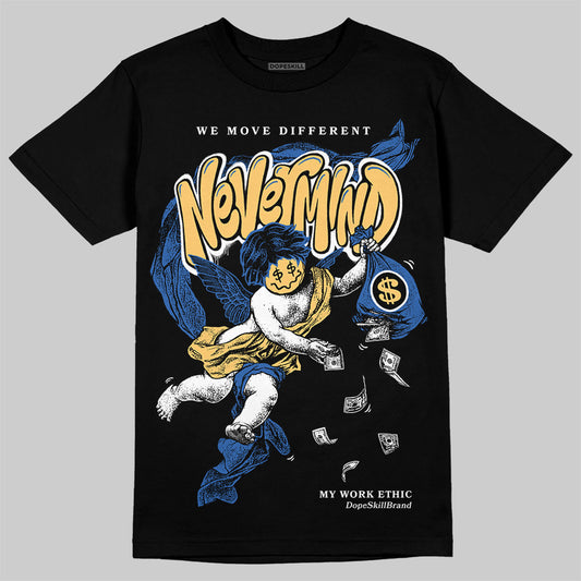 Travis Scott x Air Jordan 1 Low OG “Canary” DopeSkill T-Shirt Nevermind Graphic Streetwear - Black