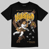 Jordan 1 High OG Black Metallic Gold DopeSkill T-Shirt Nevermind Graphic Streetwear - Black