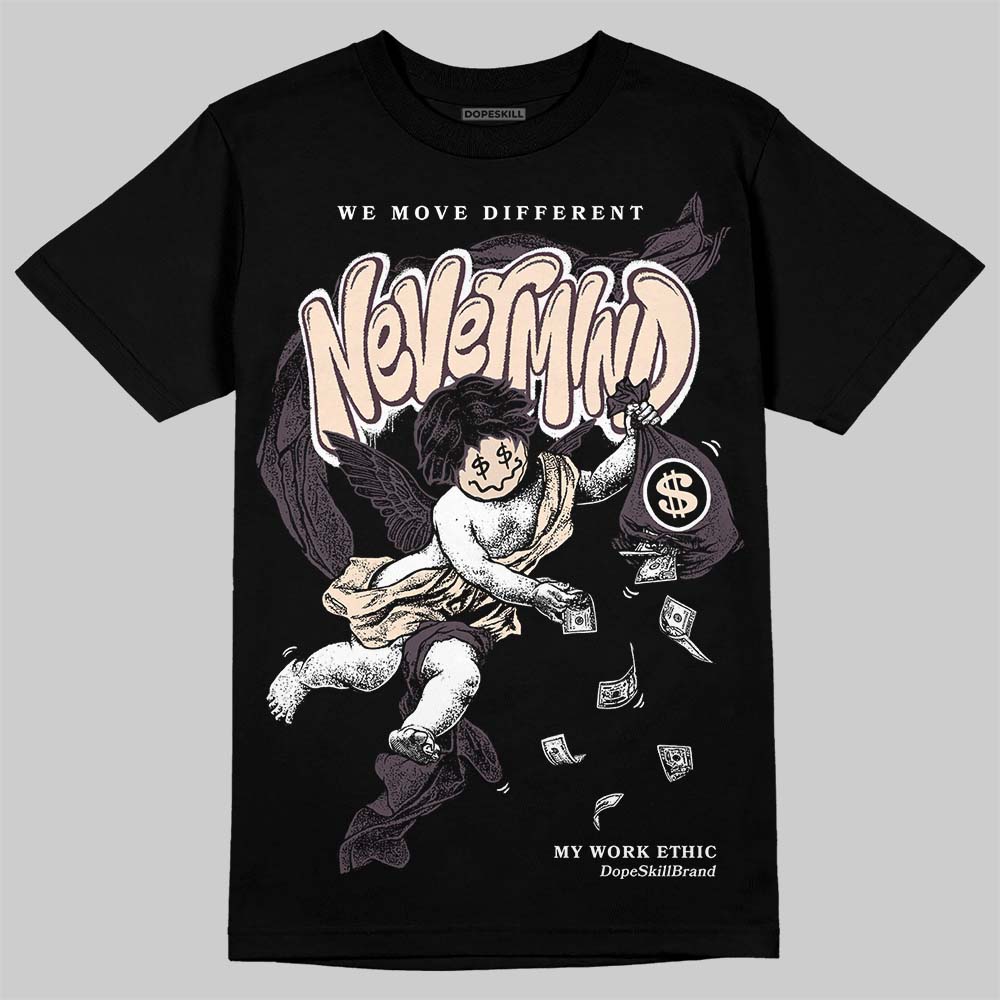 A Ma Maniere x Air Jordan 4 "Phantom" DopeSkill T-Shirt Nevermind Graphic Streetwear - Black