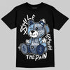 New Balance 9060 Arctic Grey DopeSkill T-Shirt Smile Through The Pain Graphic Streetwear - Black