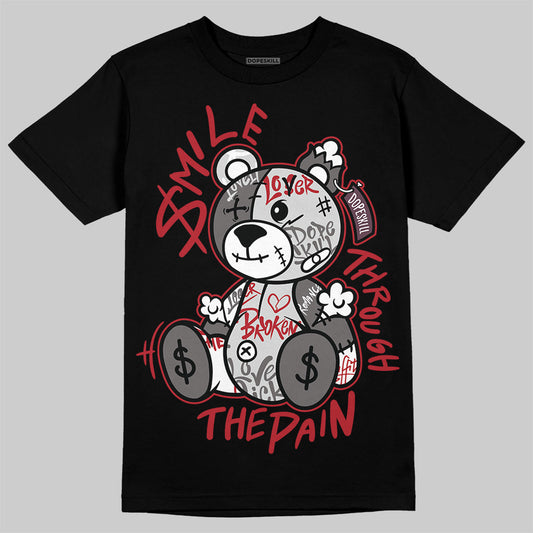 New Balance 1906R Silver Classic Crimson DopeSkill T-Shirt Smile Through The Pain Graphic Streetwear - Black