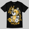 New Balance 9060 Varsity Gold (GS) DopeSkill T-Shirt Smile Through The Pain Graphic Streetwear - Black