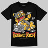 New Balance 9060 Varsity Gold (GS) DopeSkill T-Shirt Born To Be Rich Graphic Streetwear - Black