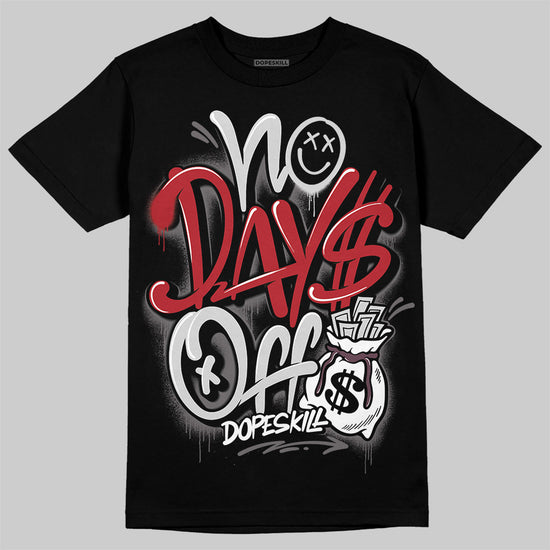 New Balance 1906R Silver Classic Crimson DopeSkill T-Shirt No Days Off Graphic Streetwear - Black