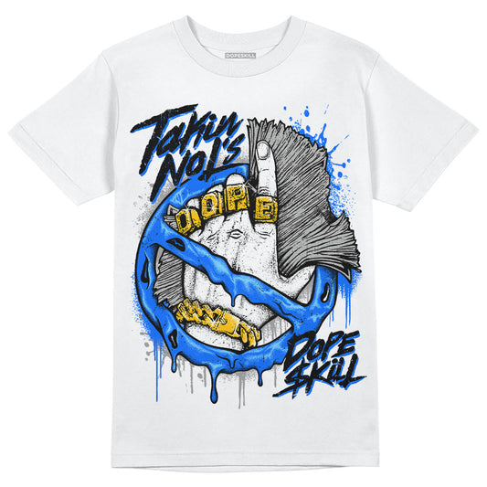 Yz 350 Boost V2 Dazzling Blue DopeSkill T-Shirt Takin No L's Graphic