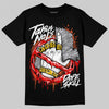 Jordan 4 Retro Red Cement DopeSkill T-Shirt Takin No L's Graphic Streetwear - Black