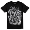 Jordan 4 Retro 'Wet Cement' DopeSkill T-Shirt No Days Off Graphic Streetwear - Black