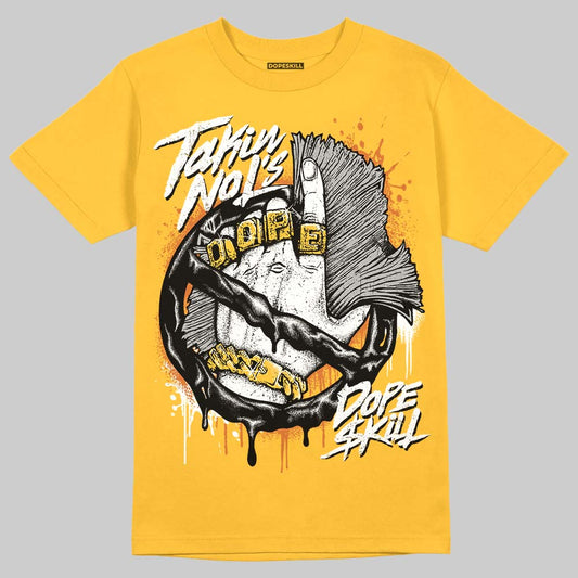 Taxi Yellow Black 8s DopeSkill Taxi T-shirt Takin No L's Graphic