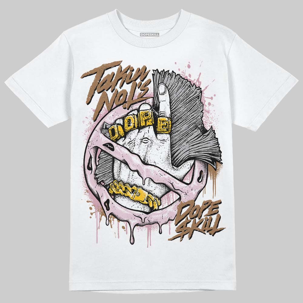 Dunk Low Teddy Bear Pink DopeSkill T-Shirt Takin No L's Graphic Streetwear - White