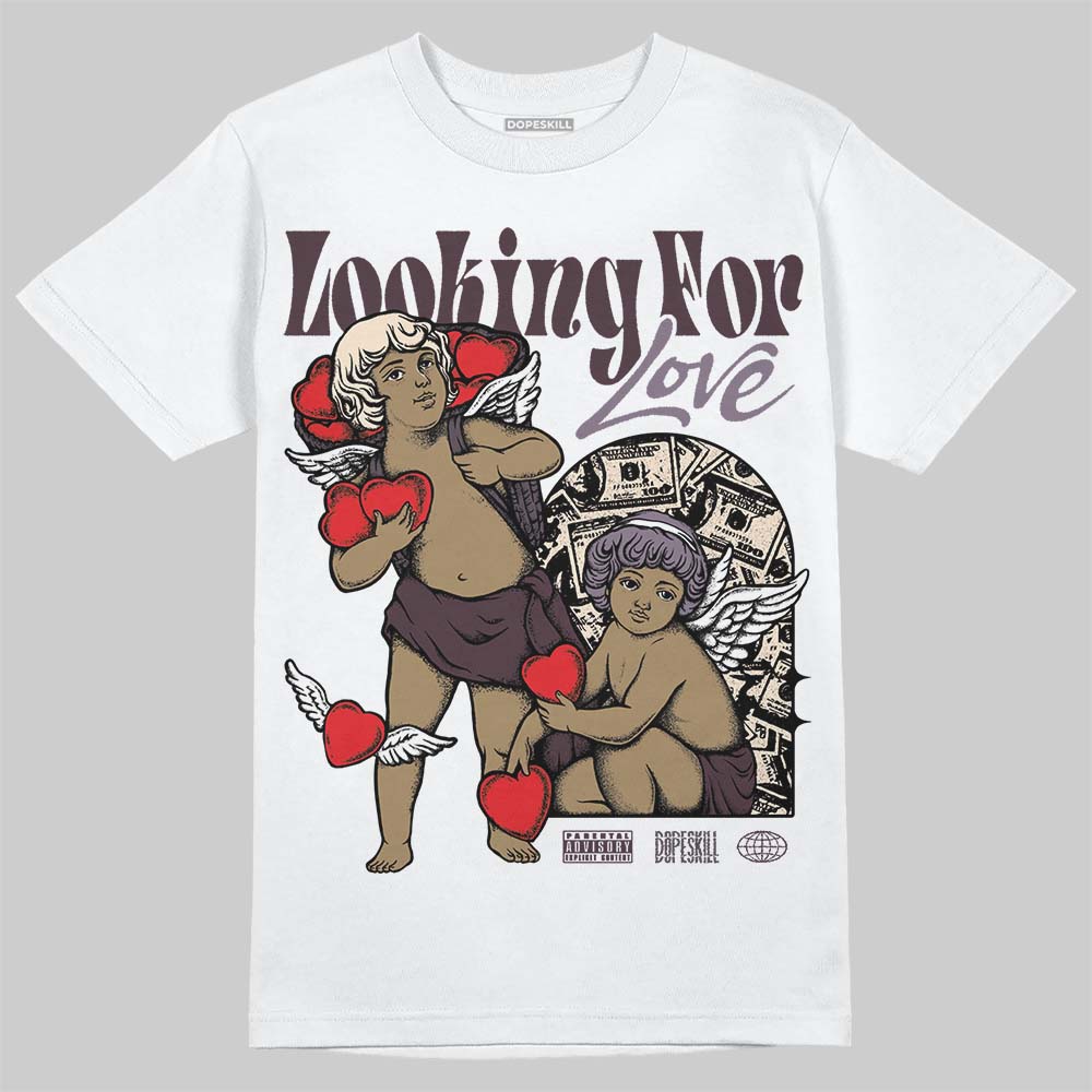 A Ma Maniére x Air Jordan 3 "Burgundy Crush" DopeSkill T-Shirt Looking For Love Graphic Streetwear - White