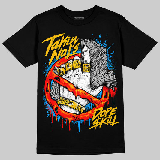 Nike Dunk Low x LeBron James 'Fruity Pebbles' DopeSkill T-Shirt Takin No L's Graphic Streetwear - Black