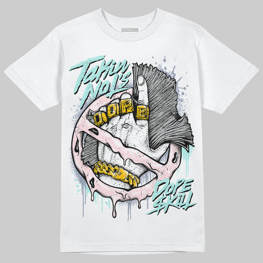 Jordan 5 Easter DopeSkill T-Shirt Takin No L's Graphic Streetwear - White