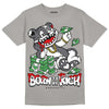 Jordan 4 Retro 'Wet Cement' DopeSkill Grey T-shirt Born To Be Rich Graphic Streetwear