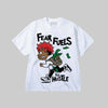 Fear Fuels The Hustle DopeSkill Premium T-shirt Streetwear - White 