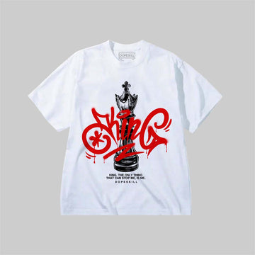 King Chess DopeSkill Premium T-shirt Streetwear - White