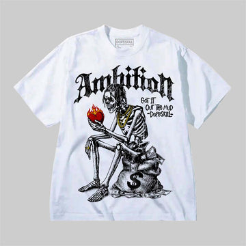 Ambition DopeSkill Premium T-shirt Streetwear - White