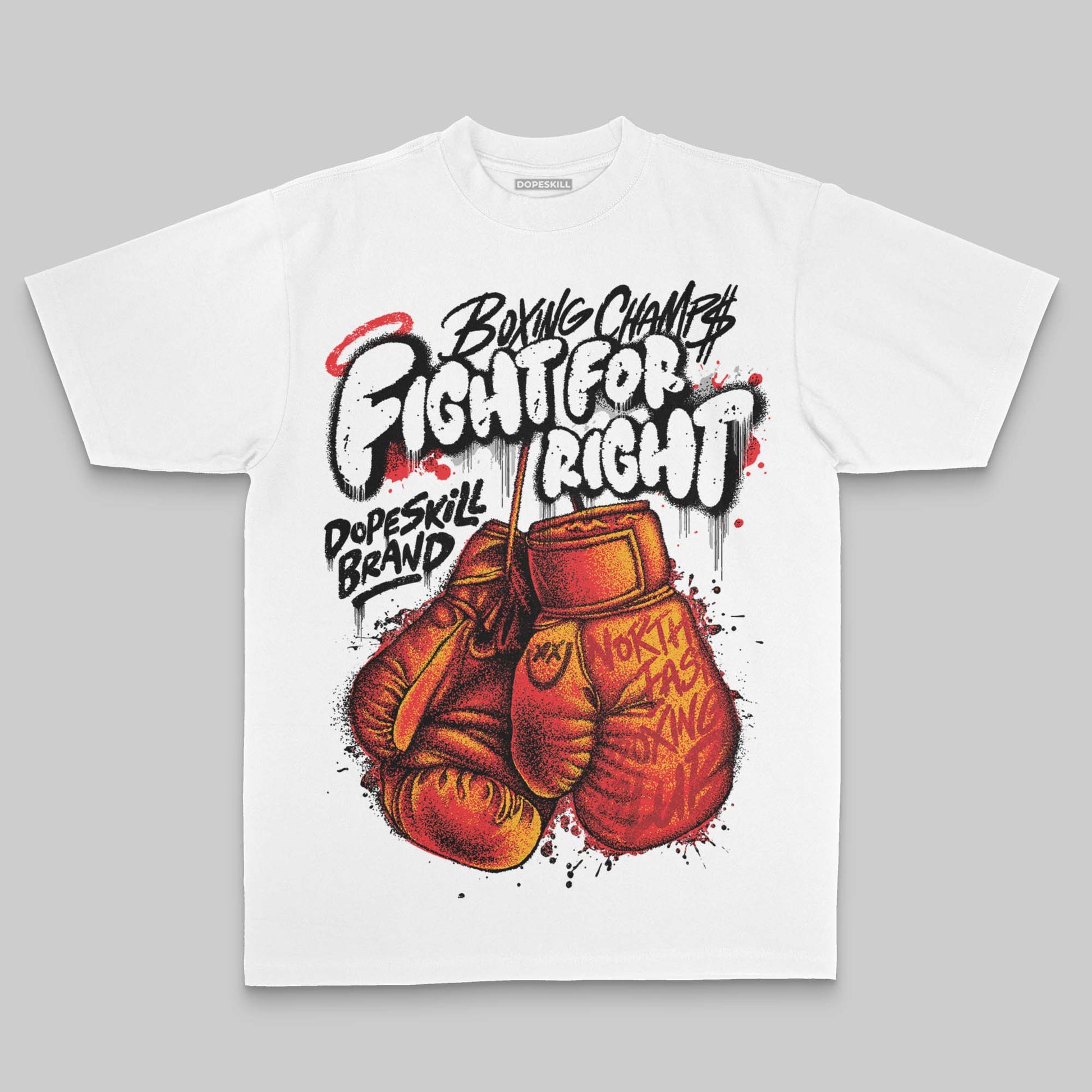 Fight For Right DopeSkill Premium T-shirt Streetwear - White