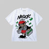 No Luck, All Hustle DopeSkill Premium T-shirt Streetwear - White