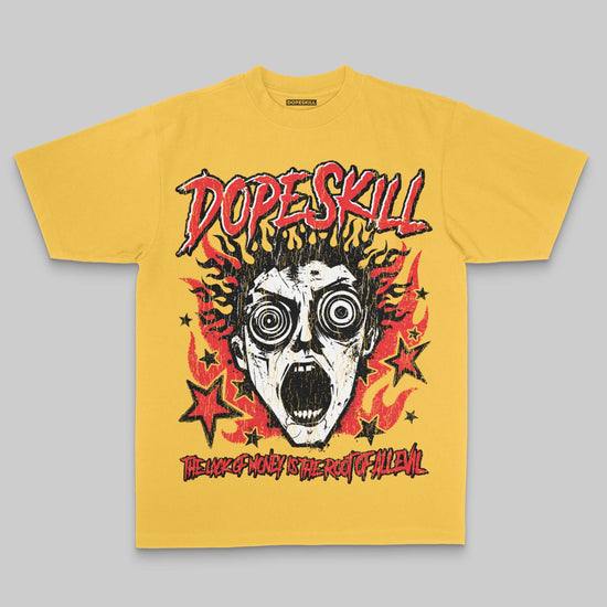 Root of Evil DopeSkill Premium T-shirt Streetwear - Mustard