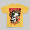 Yellow Oversize Print Drip or Die DopeSkill Graphic Premium T-shirt Streetwear - Mustard 