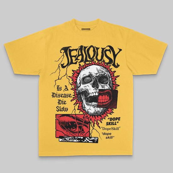 Jealousy DopeSkill Premium T-shirt Streetwear - Mustard