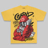 Yellow Oversize Print Grind Pray DopeSkill Graphic Premium T-shirt Streetwear - Mustard