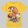 'Prosperous Hands' DopeSkill Graphic T-Shirt Streetwear - Gold