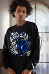 AJ 5 Racer Blue DopeSkill Sweatshirt Boss Lady Graphic