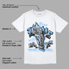 AJ 6 University Blue DopeSkill T-Shirt True Love Will Kill You Graphic