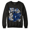 AJ 5 Racer Blue DopeSkill Sweatshirt Boss Lady Graphic