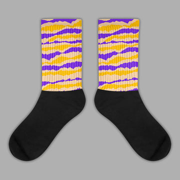 Afrobeats 7s SE Sublimated Socks Abstract Tiger Graphic