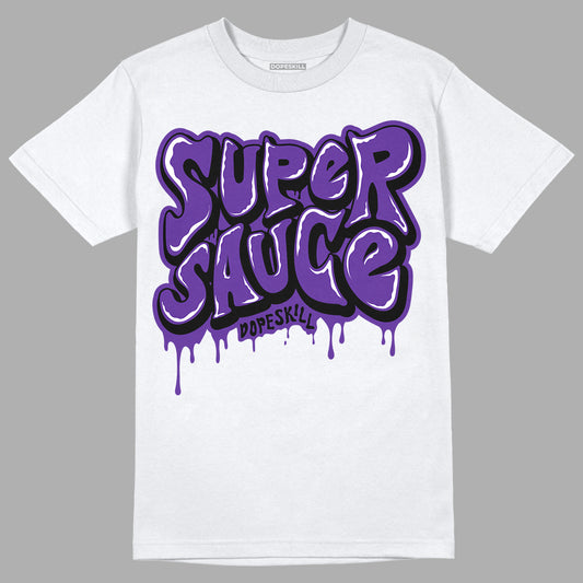 PURPLE Collection DopeSkill T-Shirt Super Sauce Graphic - White 