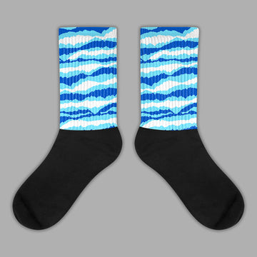 SB Dunk Argon Sublimated Socks Abstract Tiger Graphic