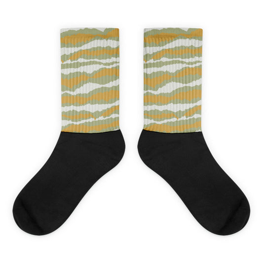 Jordan 5 Jade Horizon DopeSkill Socks Abstract Tiger Graphic