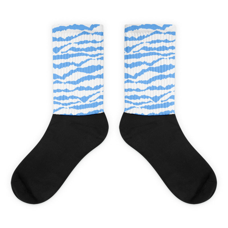 Jordan 6 University Blue Dopeskill Socks Abstract Tiger Graphic Streetwear