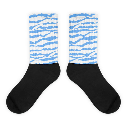 Jordan 6 University Blue Dopeskill Socks Abstract Tiger Graphic Streetwear